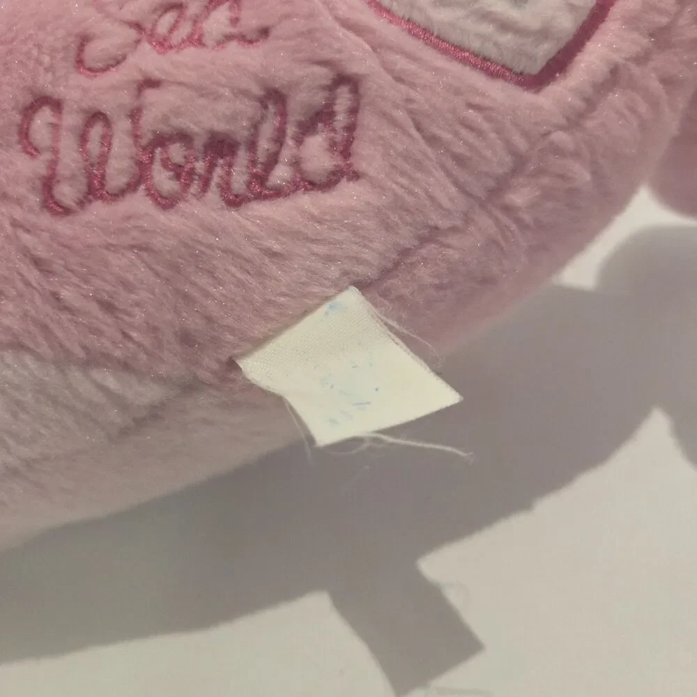 SeaWorld Pink Dolphin Plush 17